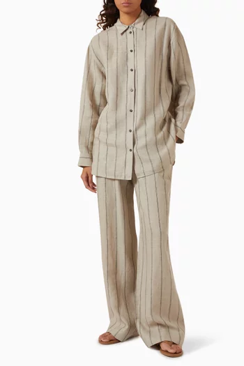 Relaxed-fit Linen Pants
