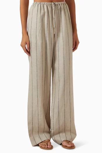Relaxed-fit Linen Pants
