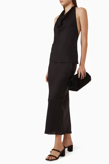 Halter Top in Linen