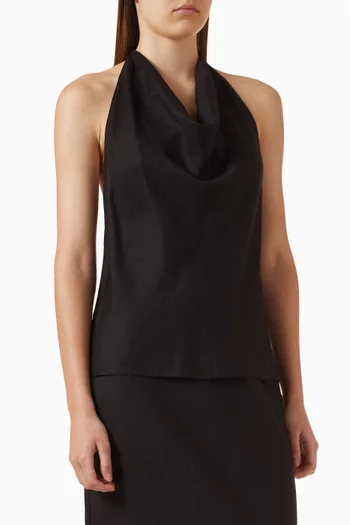 Halter Top in Linen