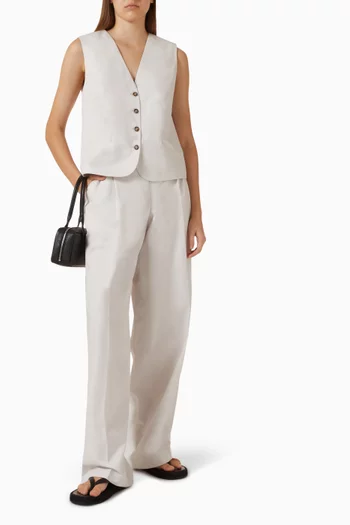 Relaxed Pants in Cotton & Lyocell