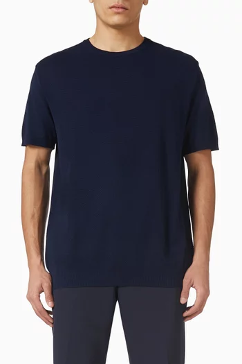 تي شيرت منسوج من قطن