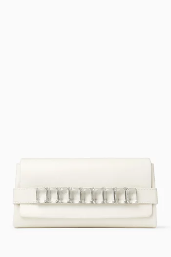 Kya Embellished Clutch Bag in Nappa