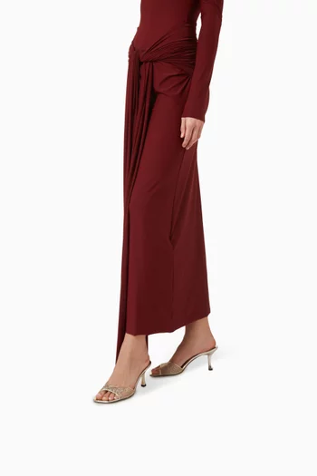 Skye 70 Crystal-embellished Mules in Mesh & Metallic Leather