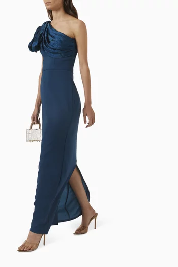 One-shoulder Gown
