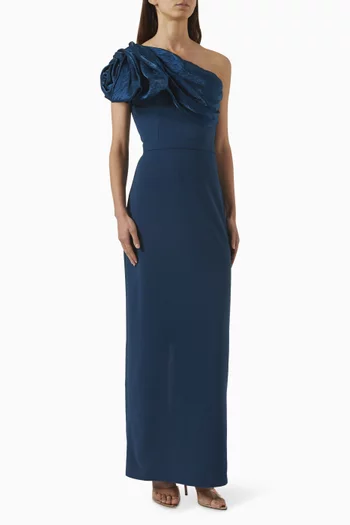 One-shoulder Gown