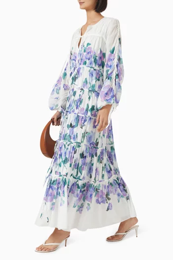 Clover Maxi Dress in Cotton