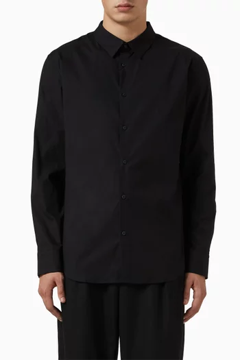 Slim-fit Shirt in Stretch-poplin