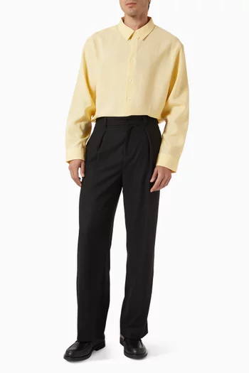 Easy Shirt in Linen-blend