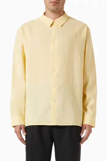 Easy Shirt in Linen-blend