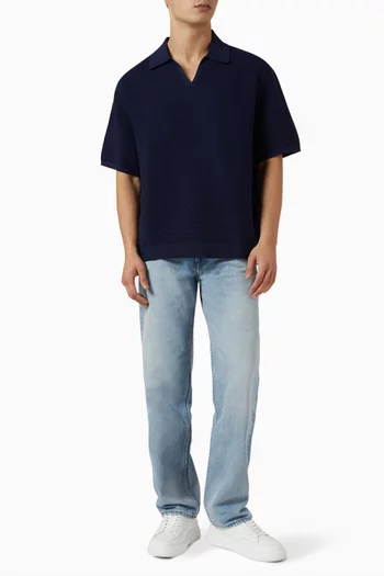 Johnny Collar Polo Shirt in Tech Knit