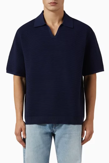 Johnny Collar Polo Shirt in Tech Knit