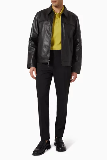 تي شيرت بولو قماش منسوج معالج