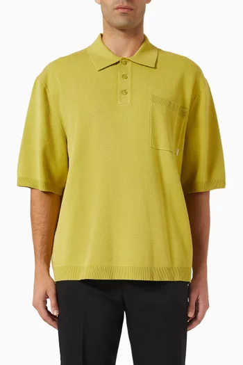 تي شيرت بولو قماش منسوج معالج