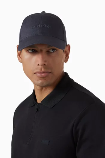 Logo-embroidered Cap in Cotton