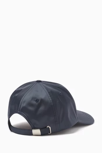 Classic Logo Baseball Cap in Satin