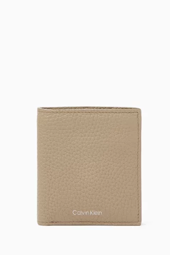 RFID Billfold Wallet in Grained Leather