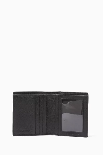 RFID Billfold Wallet in Grained Leather