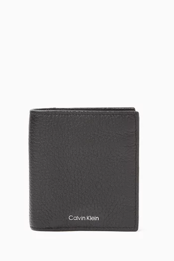 RFID Billfold Wallet in Grained Leather