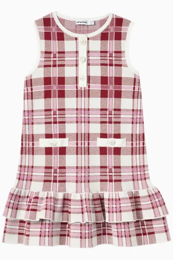 Check Knit Dress