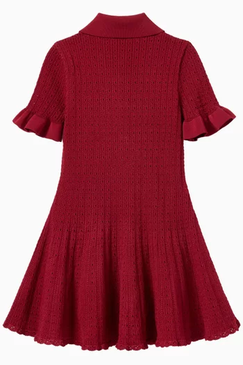 Pointelle Knit Dress