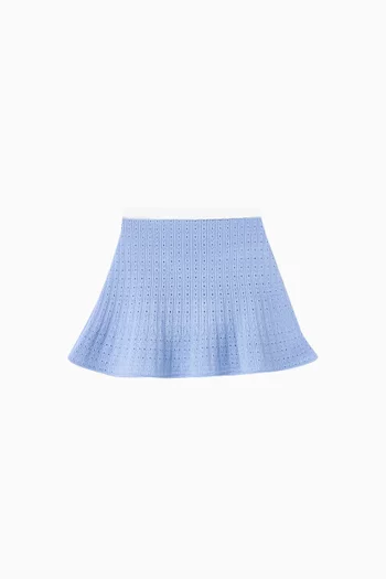 Pointelle Skirt in Knit
