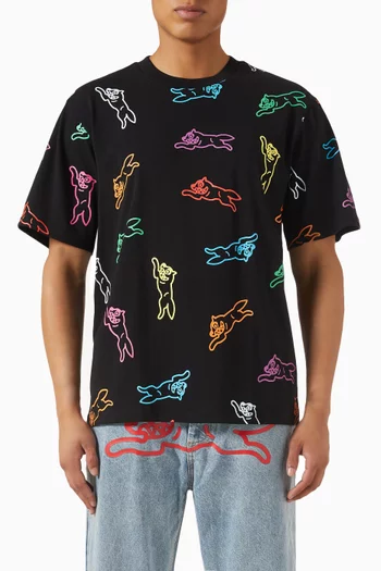 Running Dog T-shirt in Cotton
