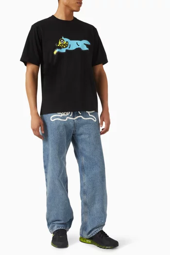 Running Dog T-shirt in Cotton
