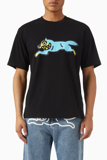 Running Dog T-shirt in Cotton