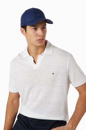 TH Flag Baseball Cap in Linen