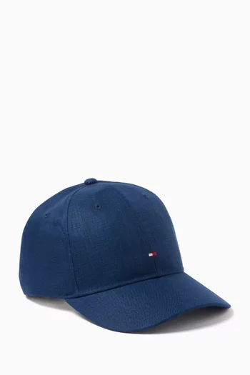 TH Flag Baseball Cap in Linen