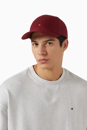 TH Flag Baseball Cap in Linen