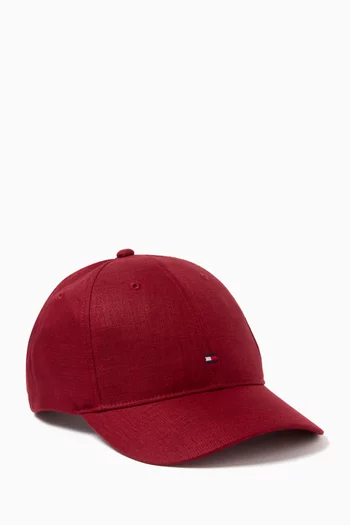 TH Flag Baseball Cap in Linen