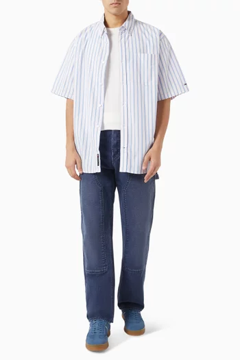 Straight-leg Carpenter Jeans in Cotton-denim