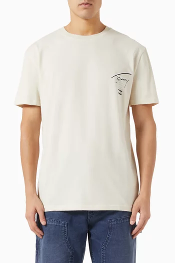Graphic Logo T-shirt in Cotton