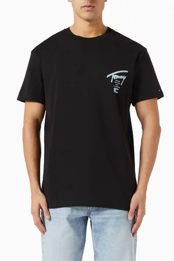 Graphic Logo T-shirt in Cotton