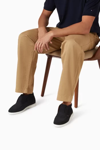 Moc Toe Boots in Suede