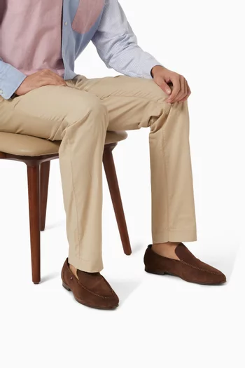 Flexible Loafers in Suede