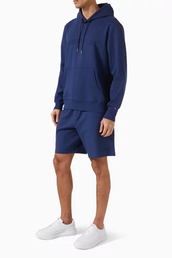 Embossed-logo Sweatshorts in Cotton Blend