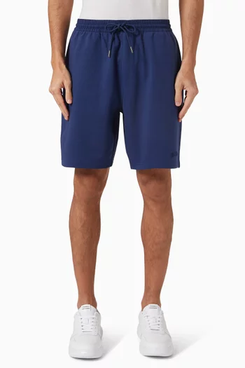 Embossed-logo Sweatshorts in Cotton Blend