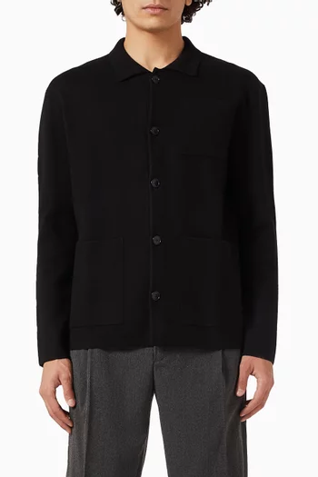 كارديغان بقصة فضفاضة مزيج قطن عضوي