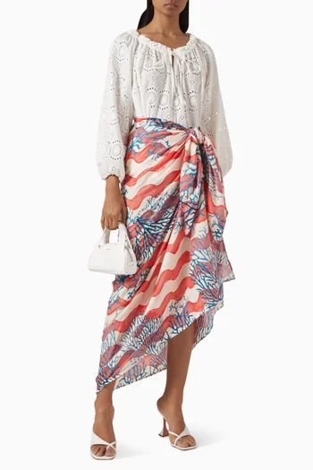 Printed Sarong in Rayon