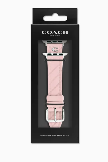 Apple Watch Strap in Quilted Silicone