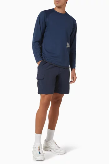 Taffeta Hiker Shorts in Nylon