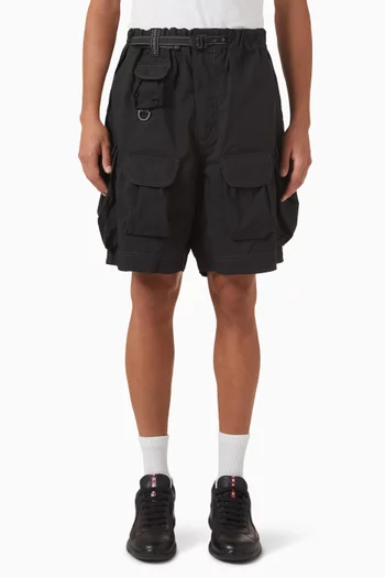 Multi-pocket Shorts in Cotton-blend