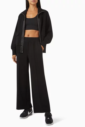 بنطال بقصة ساق واسعة 28 بوصة قماش دابل سوفت