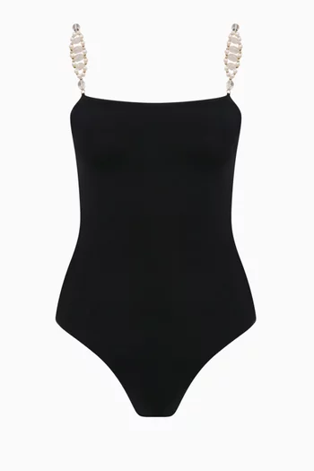 Stone Embellished Swimsuit