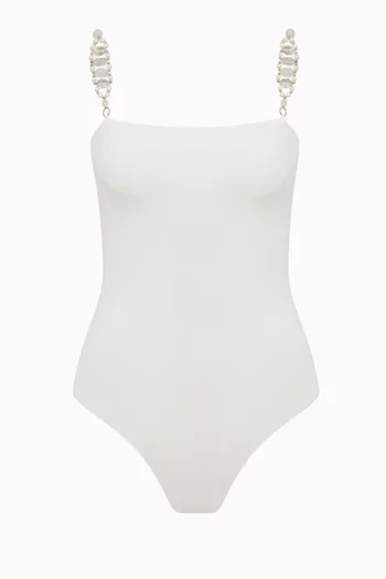 Stone Embellished Swimsuit