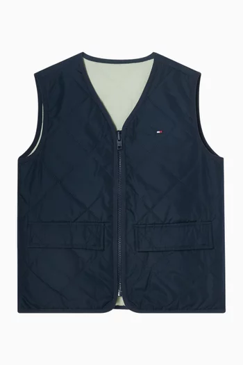Reversible Quilted Gilet