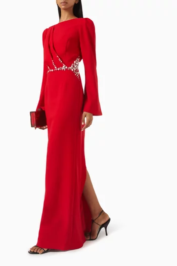 Embellished Maxi Dress
